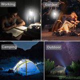 silver-usb cable Linterna LED para acampar by malltor sold by malltor