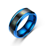 Blue Anillo inteligente sensible a la temperatura by malltor sold by malltor