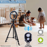 102Cm-selver Anillo de Luz Led con Trípode Bluetooth selfie by malltor sold by malltor