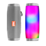 gray with light Altavoz portátil inalámbrico Bluetooth by malltor sold by malltor