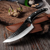 Black with Cover Juego de cuchillos inoxidables forjados by malltor sold by malltor