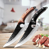 Black with Cover Juego de cuchillos inoxidables forjados by malltor sold by malltor