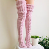 Red Calcetas de rodilla de invierno by malltor sold by malltor