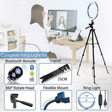 102Cm-selver Anillo de Luz Led con Trípode Bluetooth selfie by malltor sold by malltor