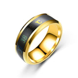 Gold Anillo inteligente sensible a la temperatura by malltor sold by malltor