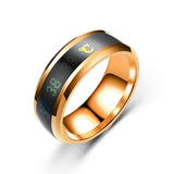Rose gold Anillo inteligente sensible a la temperatura by malltor sold by malltor