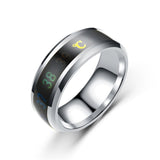 Silver Anillo inteligente sensible a la temperatura by malltor sold by malltor