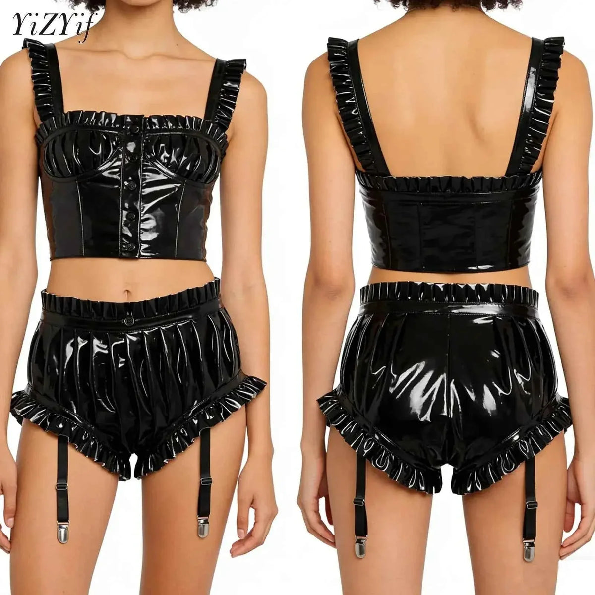 Ropa > Pantalones Cortos > Pantalones Cortos de Cuero Sintético