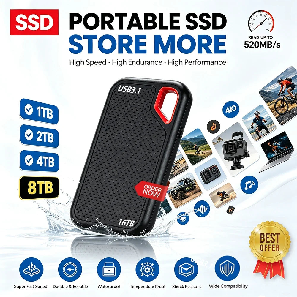 Electrónica > Almacenamiento > Discos Duros Externos SSD