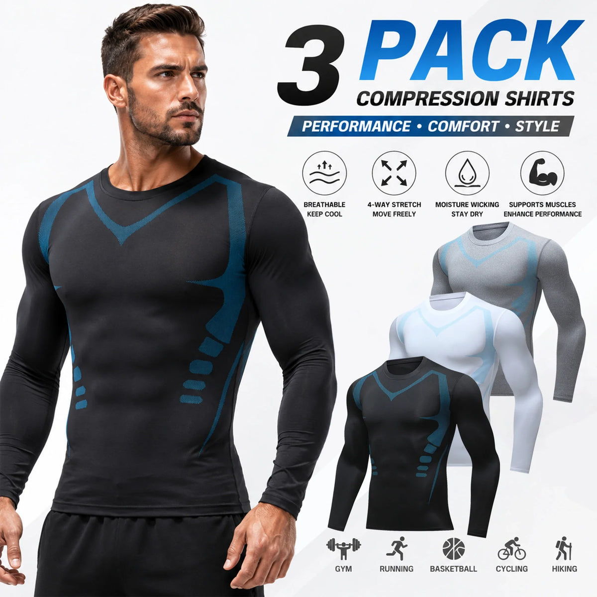 Ropa > Ropa Deportiva > Camisetas de Compresión