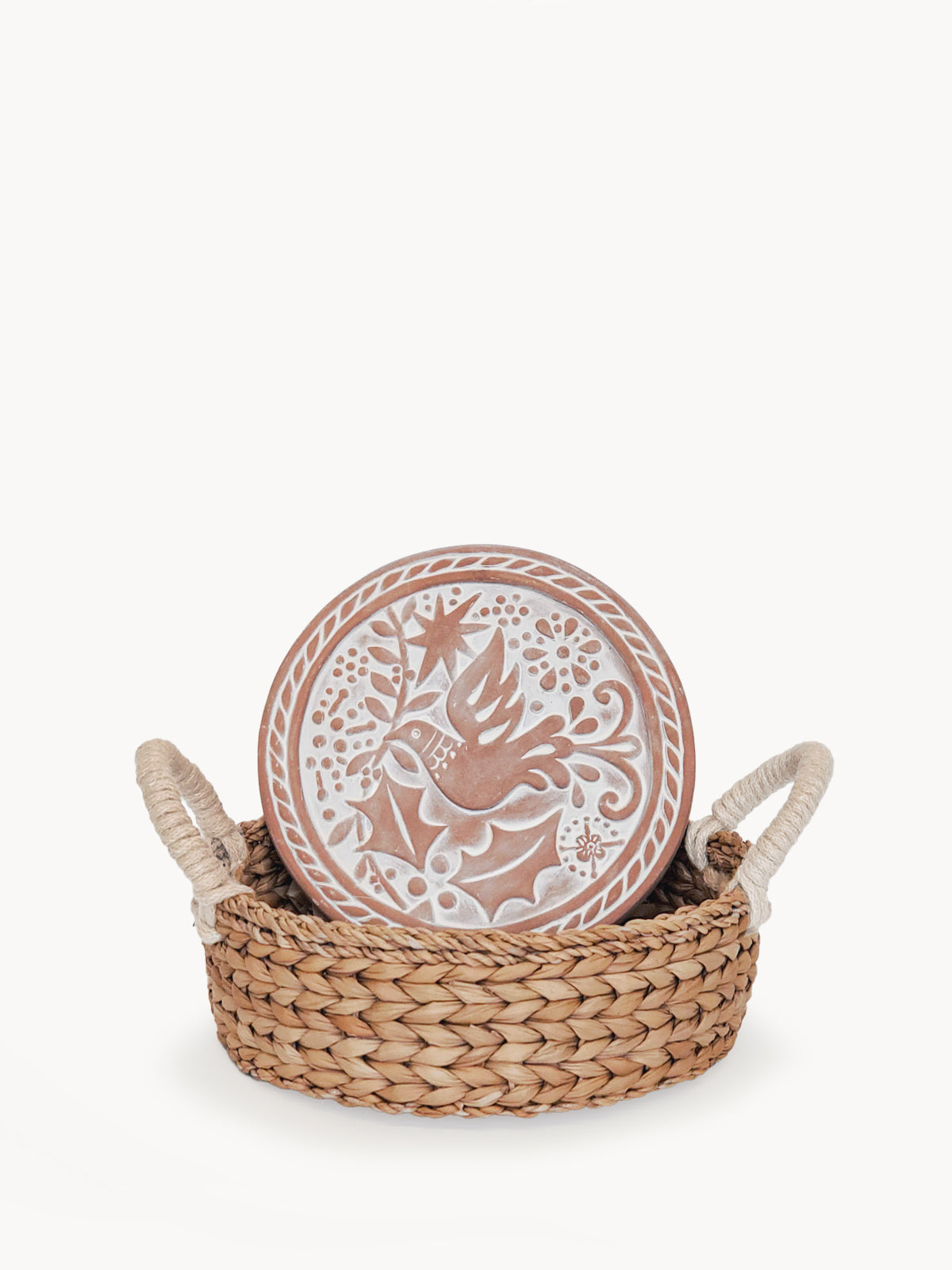 Calentador de Pan Redondo con Cesta - KORISSA - Arte de Barro