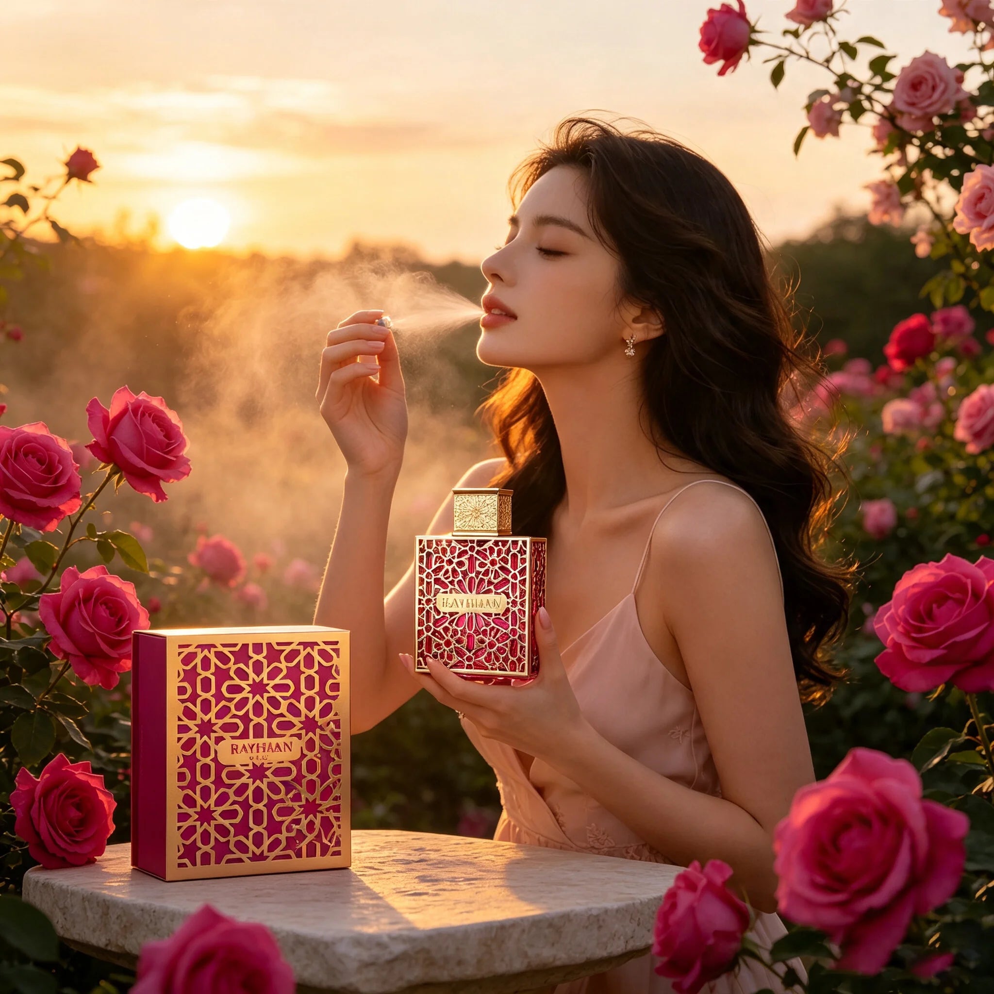 Rayhaan Kiss Eau de Parfum en Spray para Mujer – Aroma Ro...