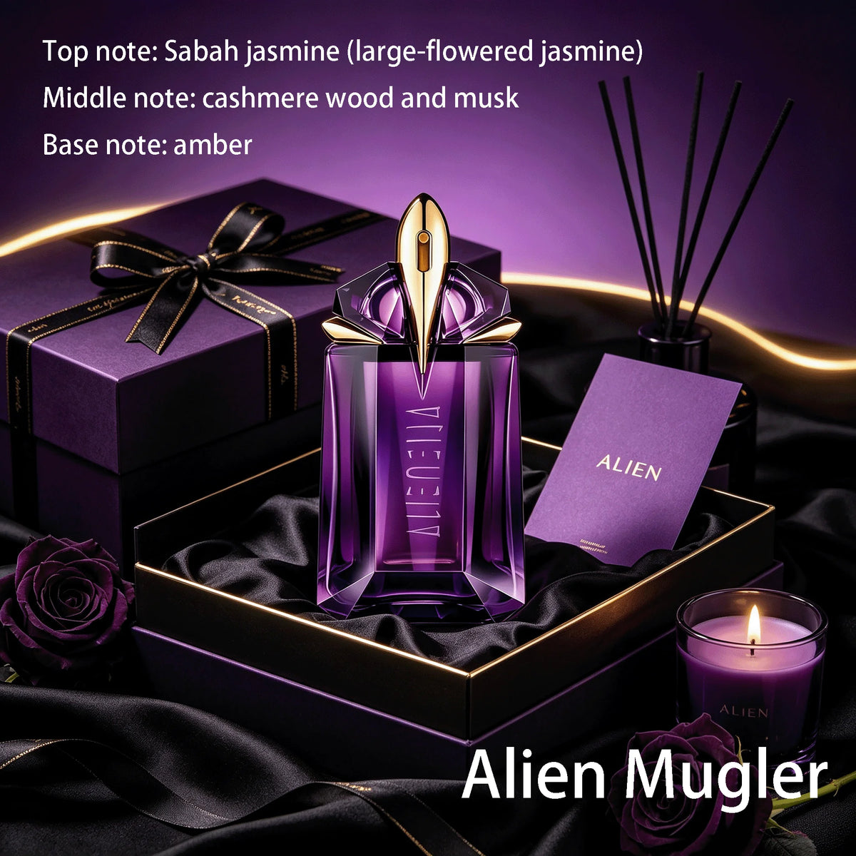 Perfume para Mujer 100ml Alienne, con Notas de Apertura d...