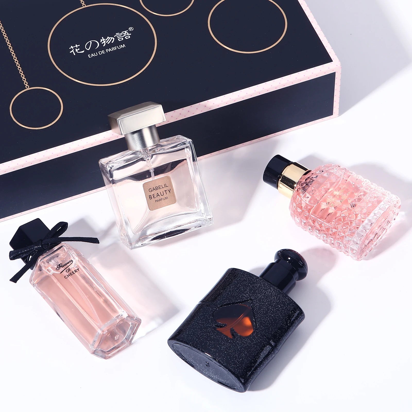 Caja de Regalo de Perfume FloralVerse 4 en 1: Colección d...