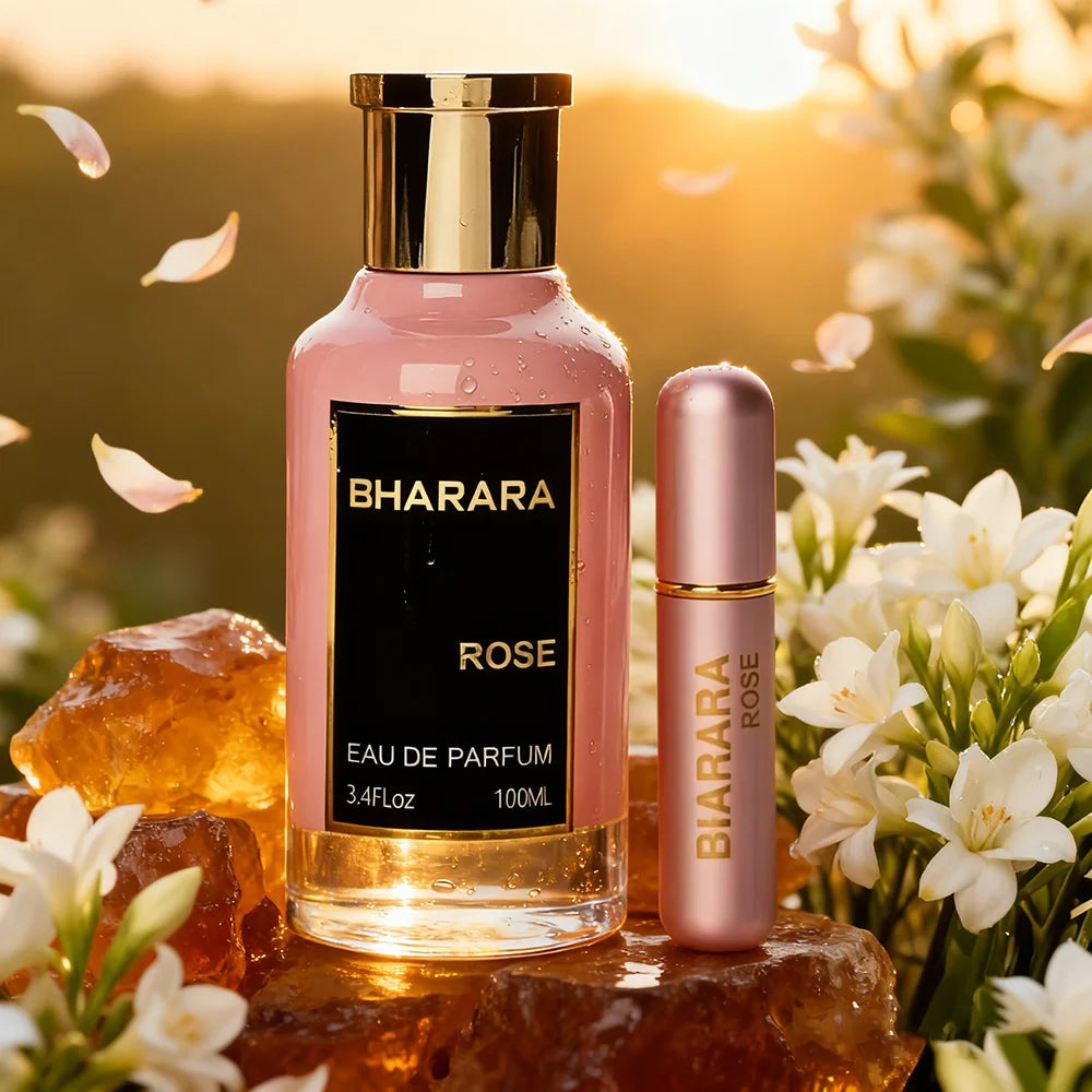 Bharara Rose Eau de Parfum para Mujer 100ml, Aroma Floral...