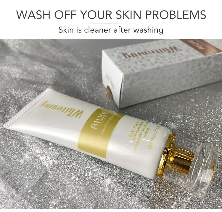 Crema Facial AILKE Antiarrugas y Blanqueadora, con Coláge...