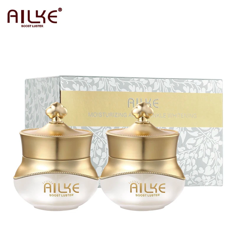 Crema Facial AILKE Antiarrugas y Blanqueadora, con Coláge...