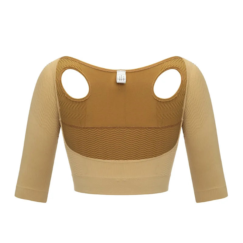 Slimming arm shaper for women by Corporación Turística, seamless interior garment for contouring and shaping the arms.