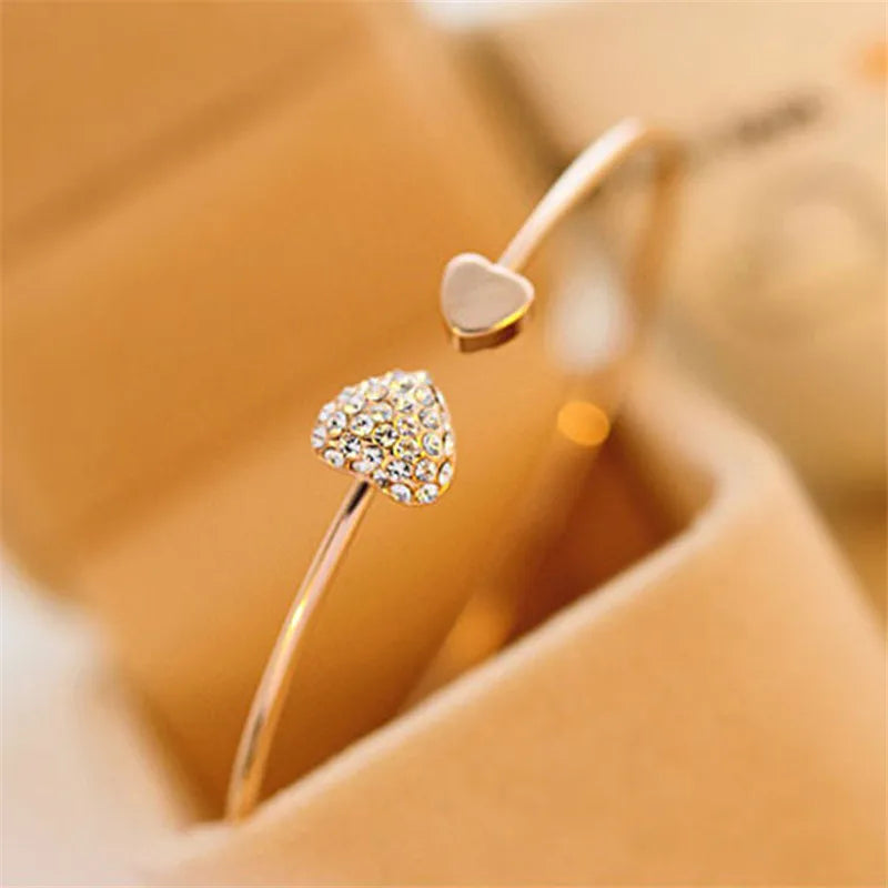 Nueva pulsera de apertura de brazalete Bilezik de doble c...