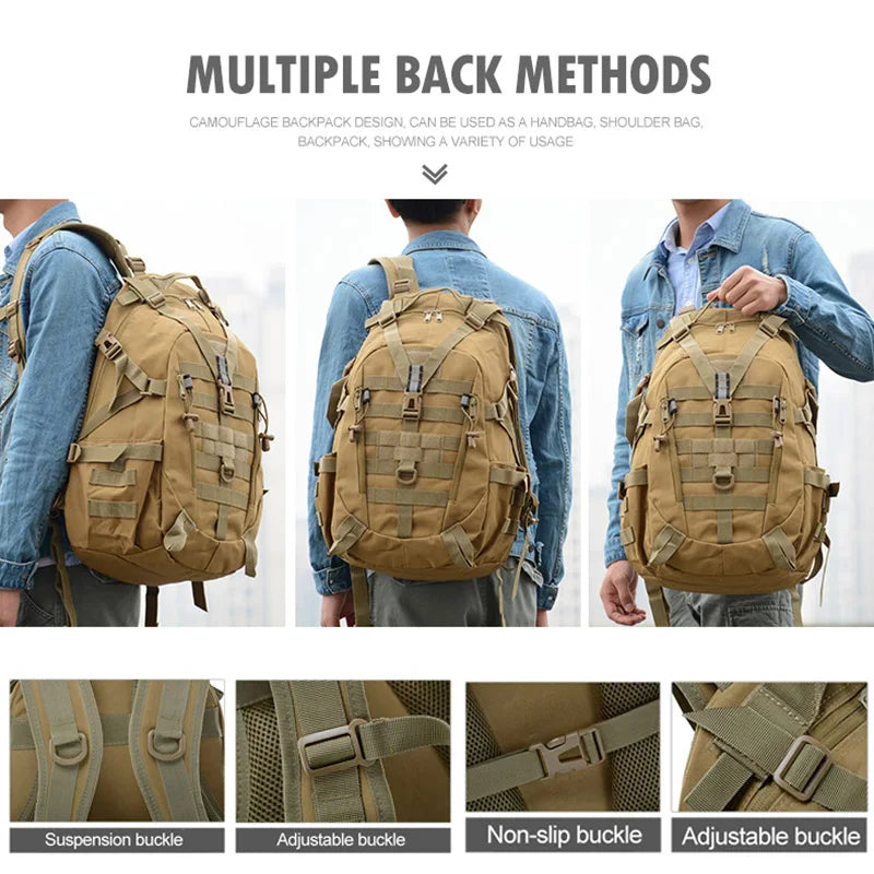 Mochila de Camping para hombre, bolsas de viaje, mochila ...