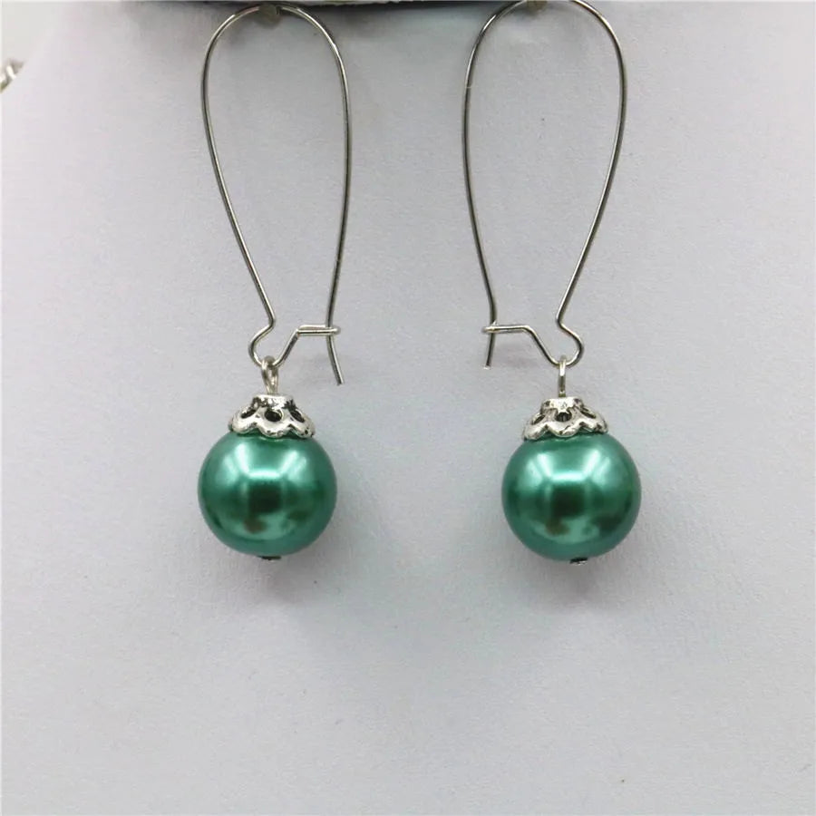 Conjunto de collar y pulsera con cuentas redondas de conc...