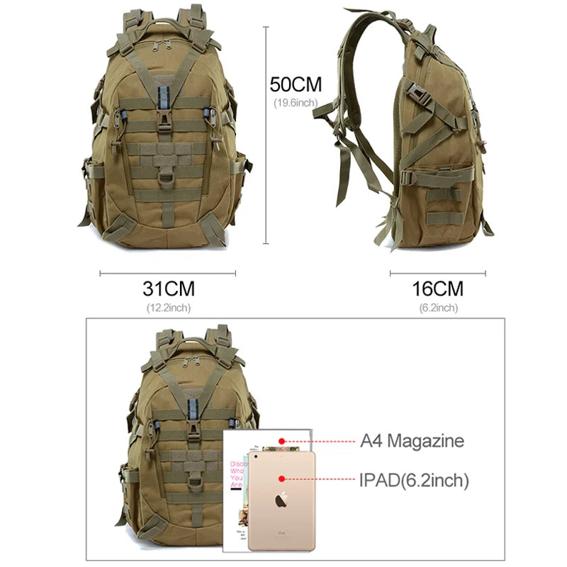 Mochila de Camping para hombre, bolsas de viaje, mochila ...