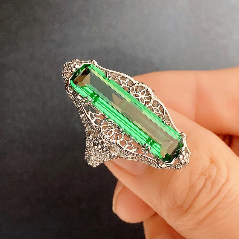 Luxury vintage-style women's rings by CAOSHI, featuring intricate designs and elegant craftsmanship.