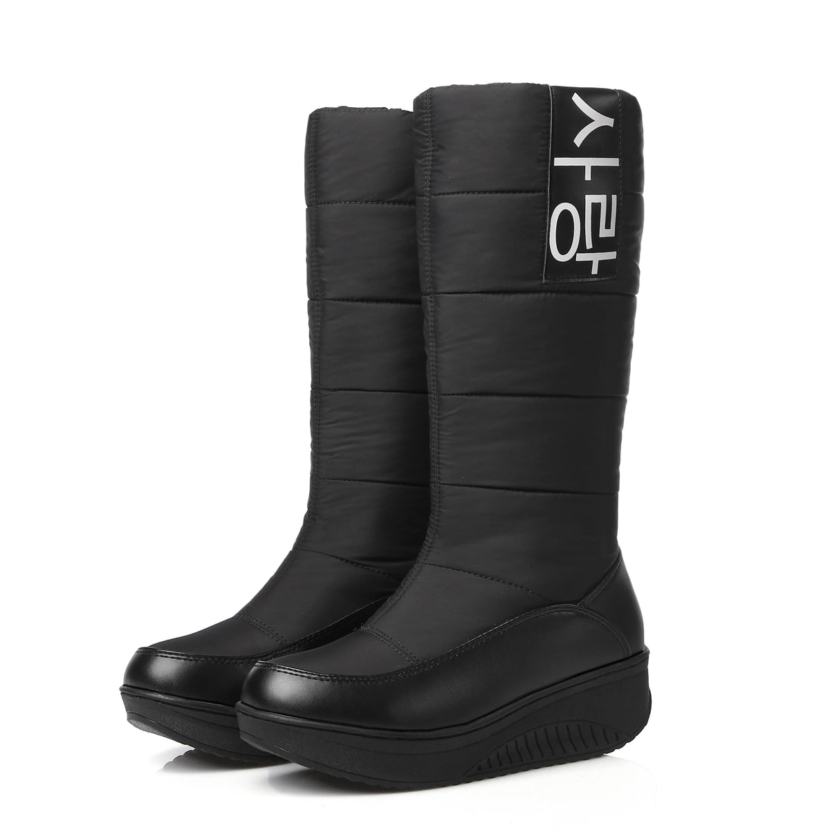 Botas de nieve para mujer, zapatos de algodón para niñas,...