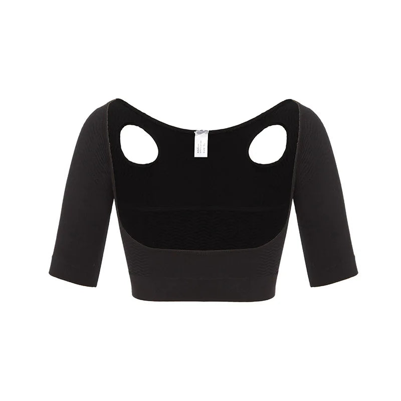 Slimming women's arm shaper from Corporación Turística, seamless, compression underwear for toning and shaping the arms.