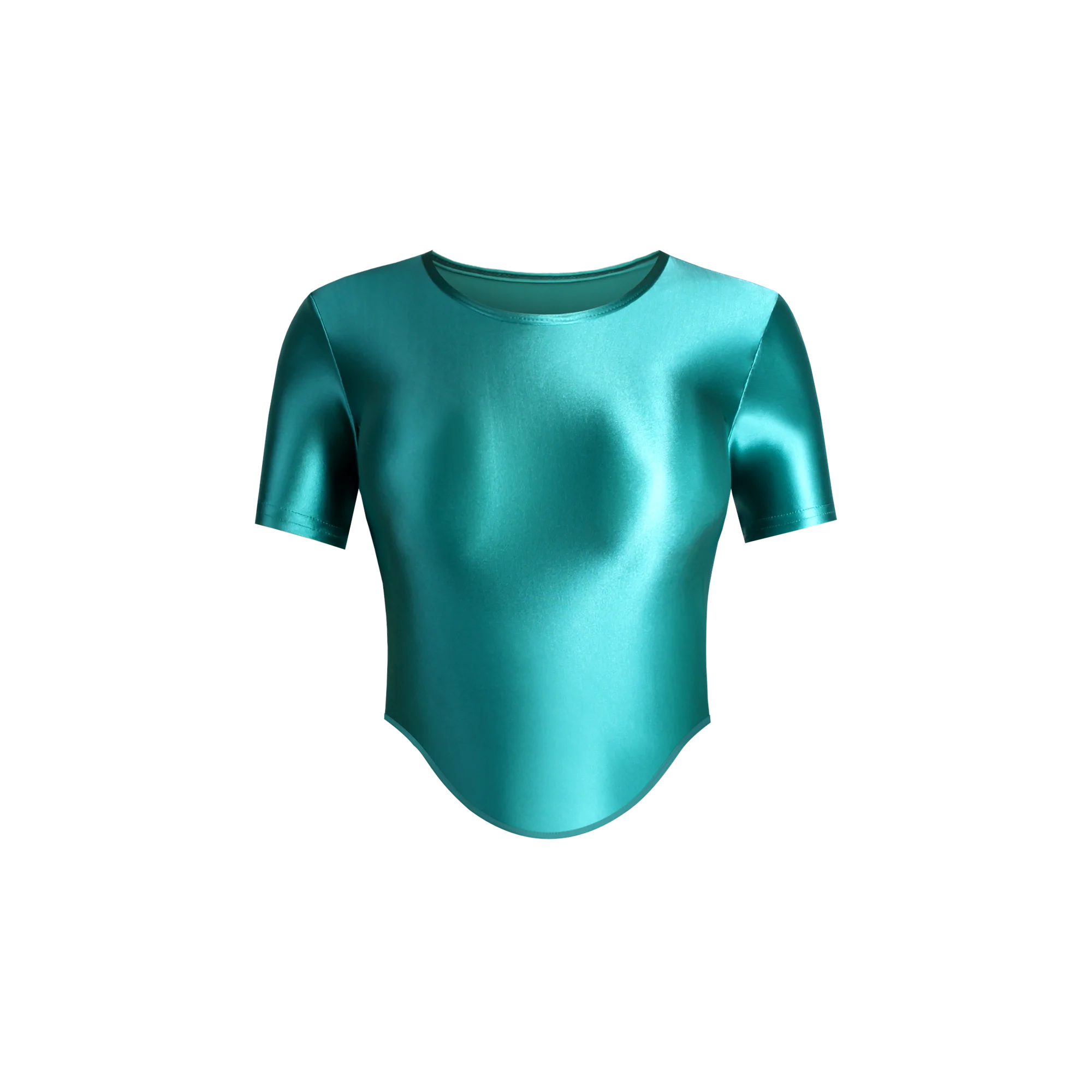 Camiseta elástica brillante y suave para mujer MJINM, cam...