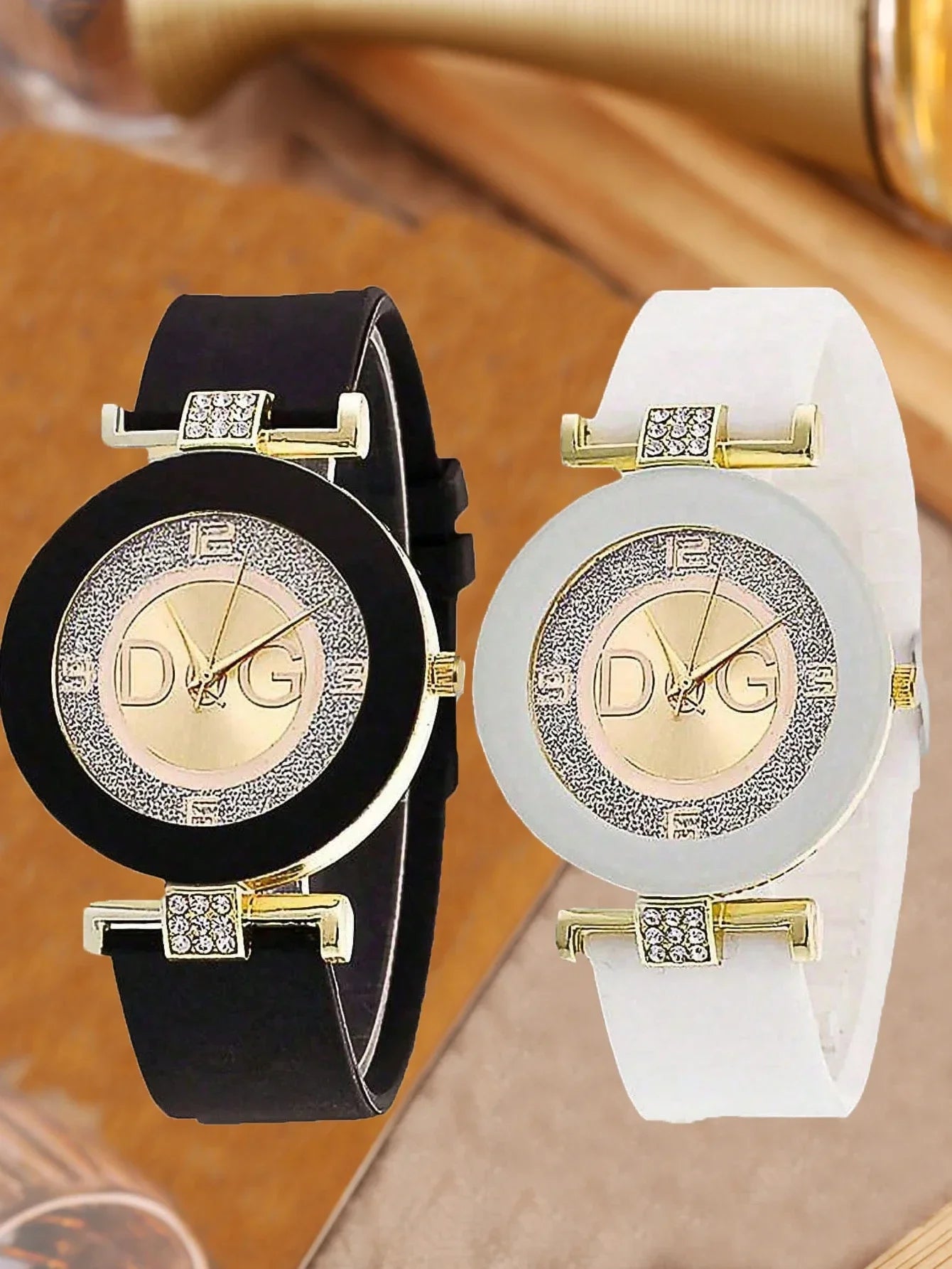 Reloj de Cuarzo Clásico de Moda con Esfera Grande de Sili...