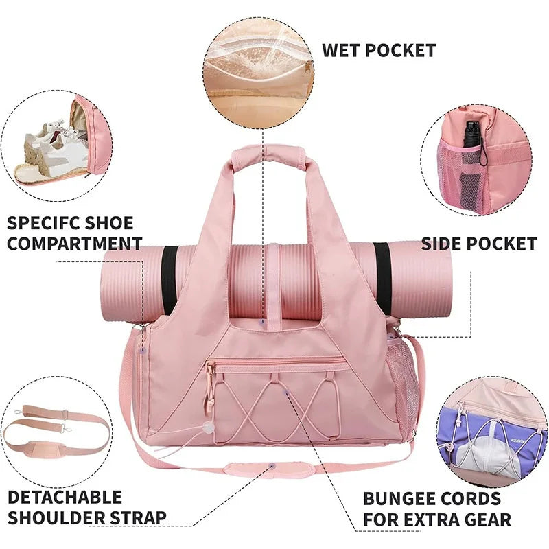 Bolsa para Esterilla de Yoga, Bolsos de Gimnasio y Fitnes...