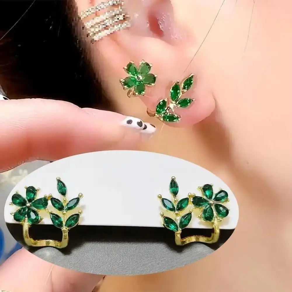 Pendientes de cisne de cristal hueco de aguja de plata 92...