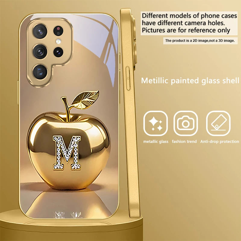 Golden dolphin phone case for Samsung Galaxy S20 FE, S21 Plus, S22, and S23 from Corporación Turística, featuring a detailed dolphin design.