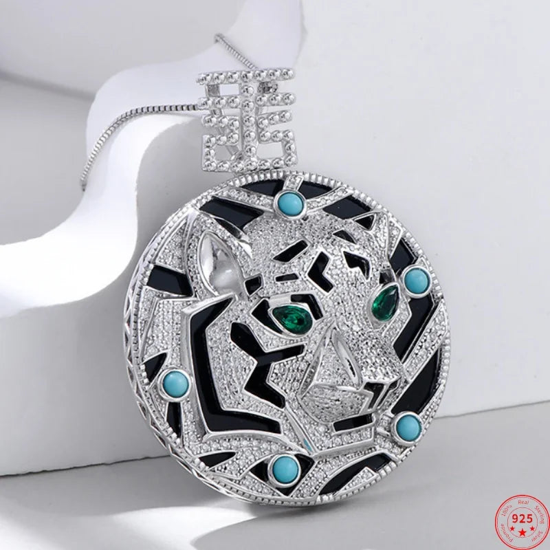 Colgantes de Plata de Ley S925 para Mujer, Nuevo Estilo d...