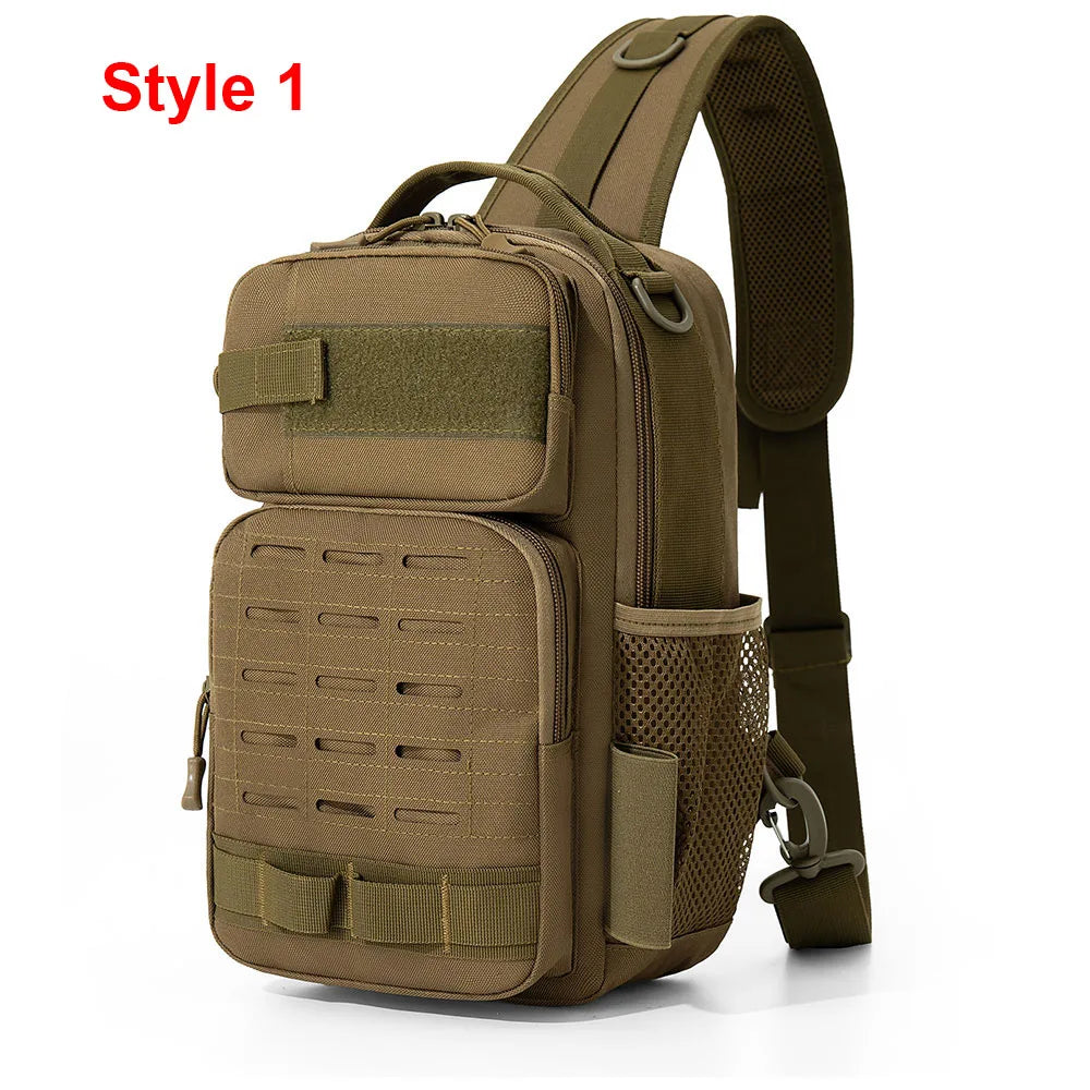 Bolsa de pecho con señuelo de pesca táctica, accesorios p...