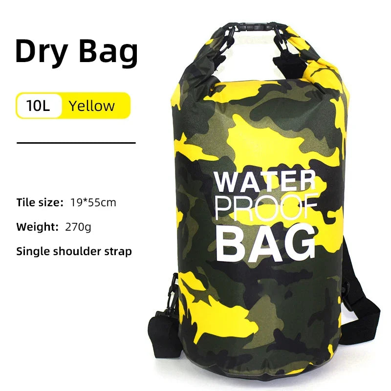 Paquete de natación de PVC, mochila seca para mujeres y h...