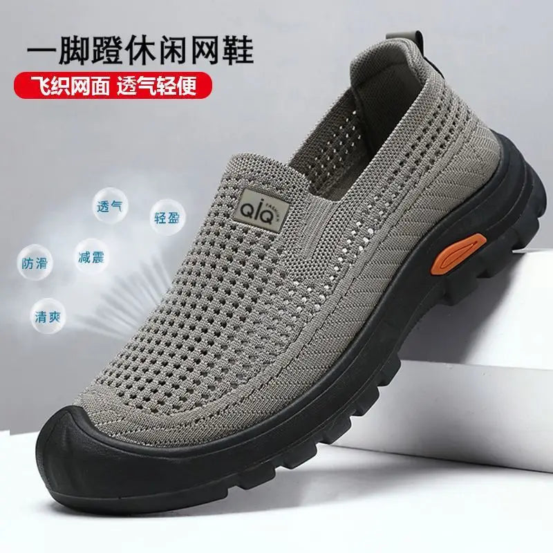 Zapatos de verano para hombre, transpirables, de malla, s...