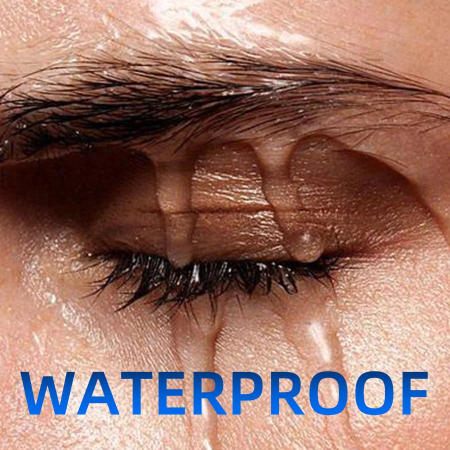Máscara de ojos negra 5D resistente al agua alarga la ext...