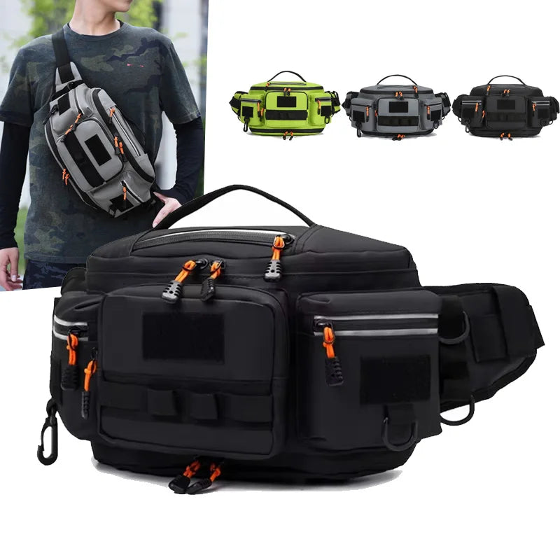 Riñonera táctica Molle para hombre, bolsa de viaje para c...