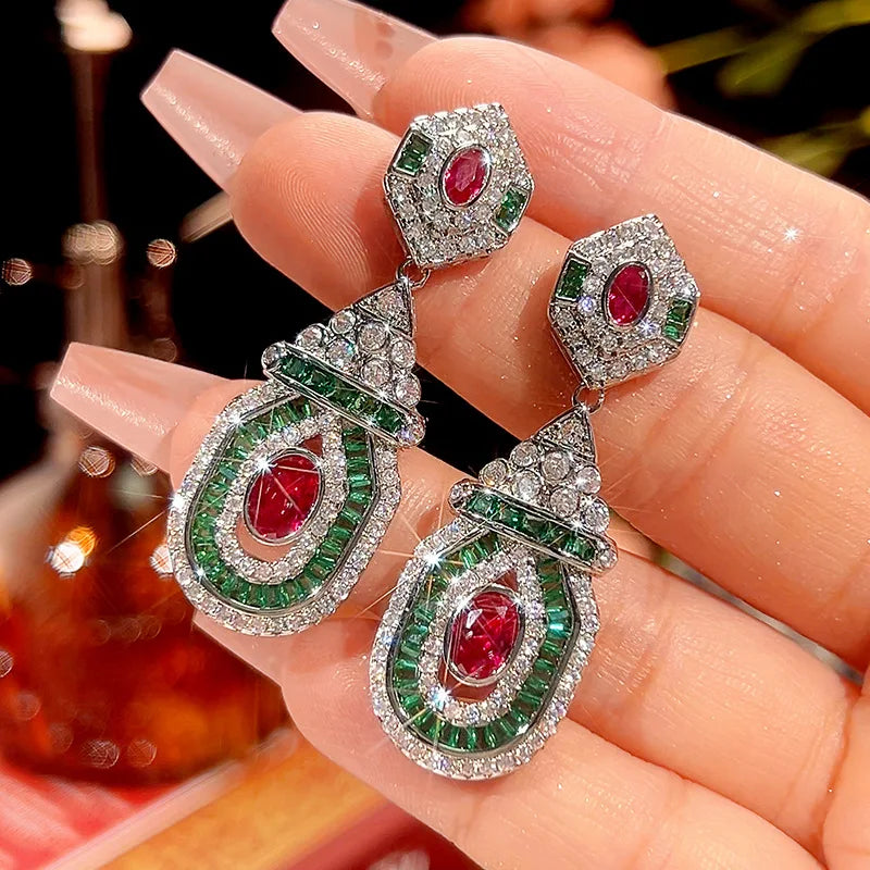 Pendientes colgantes vintage Estilo de moda Pendientes de...