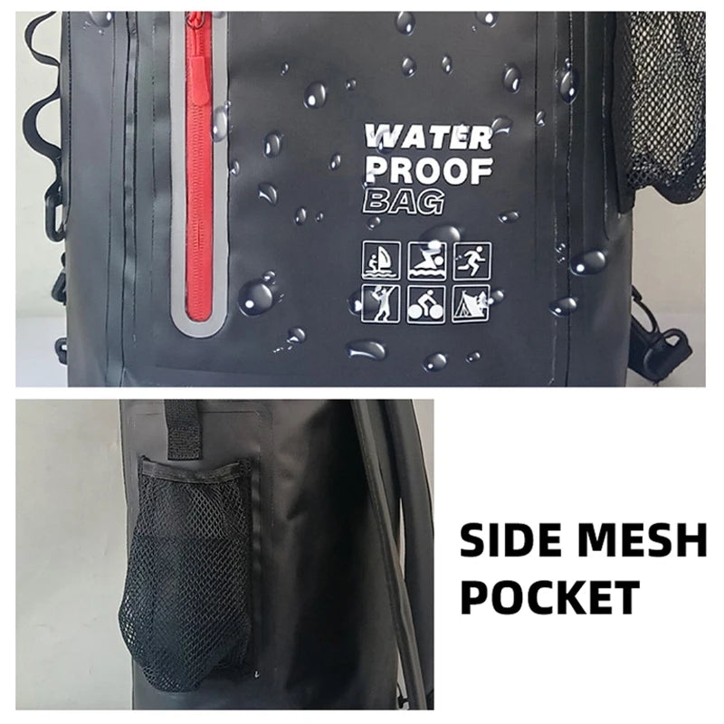 Bolsa seca impermeable para Kayak, mochila para natación ...