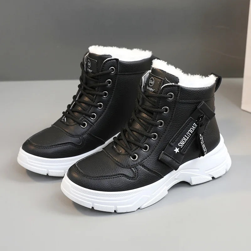 Nuevas botas de invierno para mujer, zapatillas de deport...