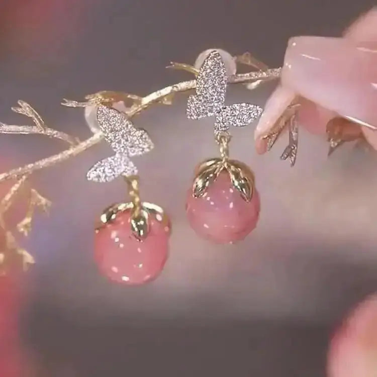 Pendientes de borla de perlas de moda coreana con aguja d...