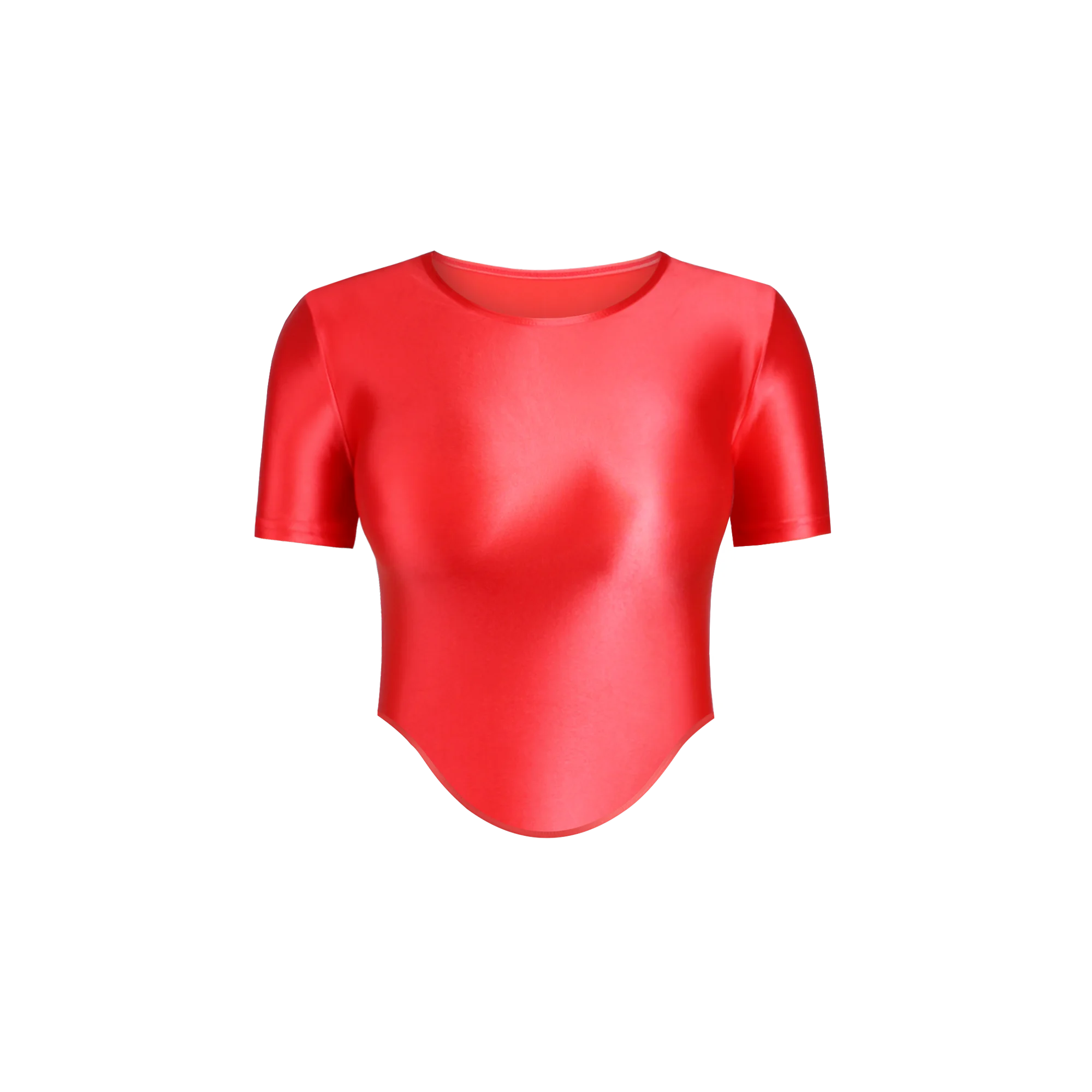Camiseta elástica brillante y suave para mujer MJINM, cam...