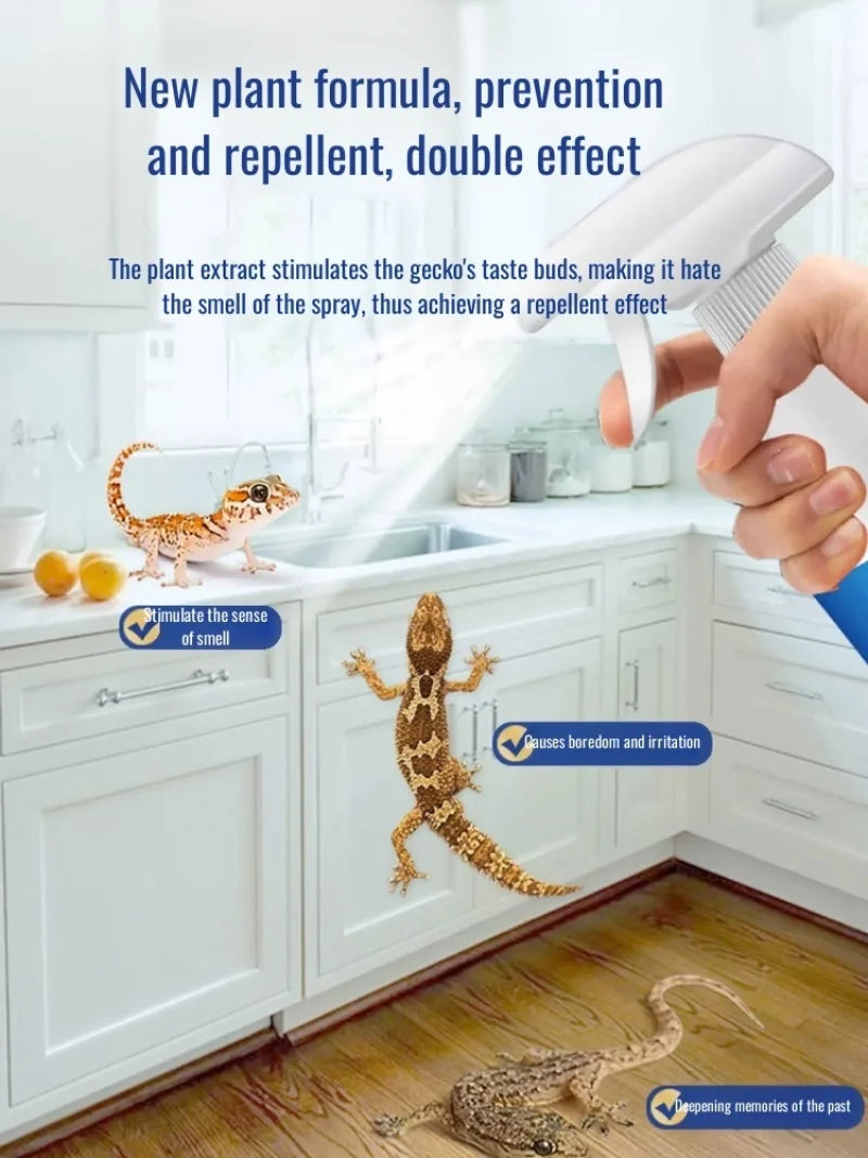 Spray Repelente de Geckos, Potente Spray Repelente para e...