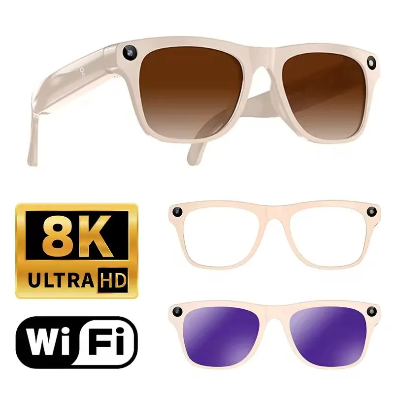Nuevas Gafas Inteligentes con IA Mejoradas, Cámara de Gra...