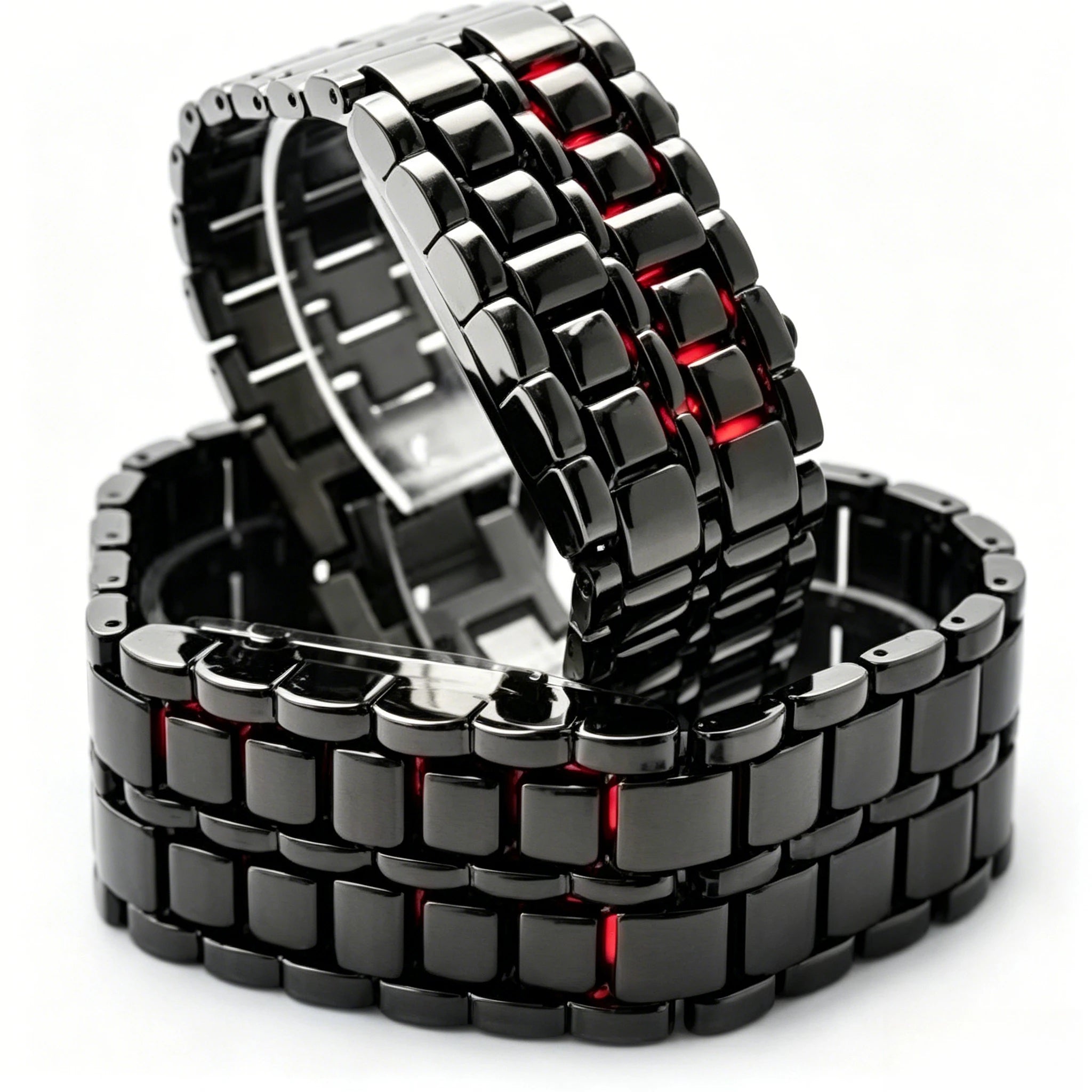 Reloj Digital Lava para Hombre, Negro, Totalmente Metálic...
