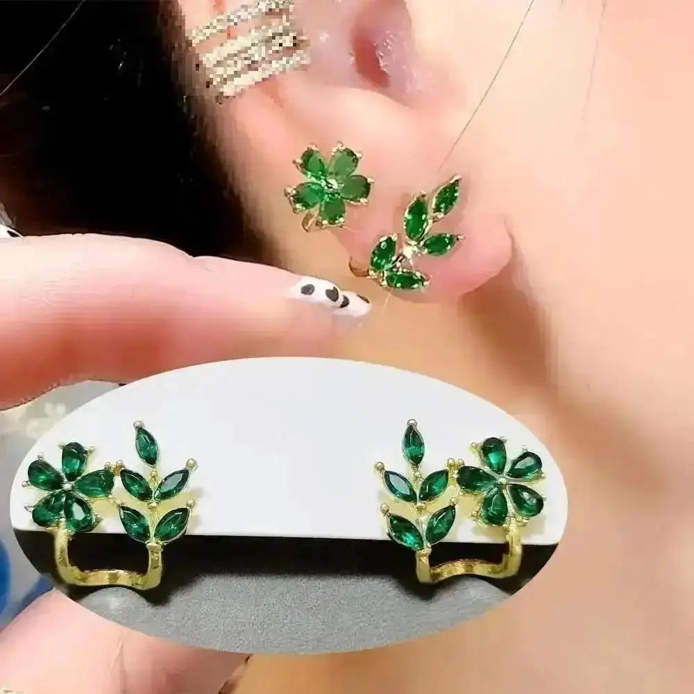 Pendientes de gota de corazón de cristal púrpura para muj...