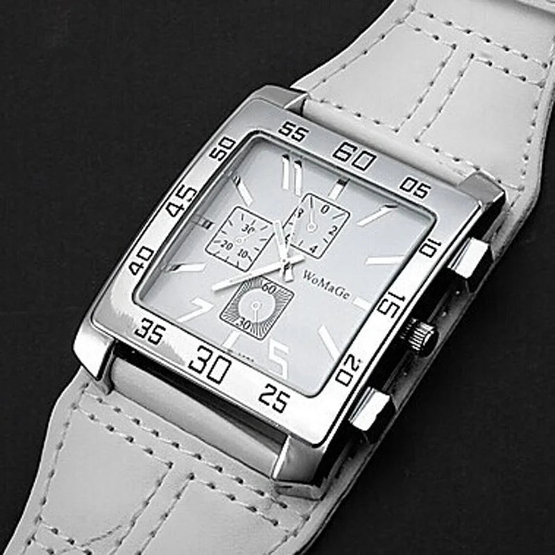 Reloj cuadrado a la moda para Mujer, relojes rojos de pul...